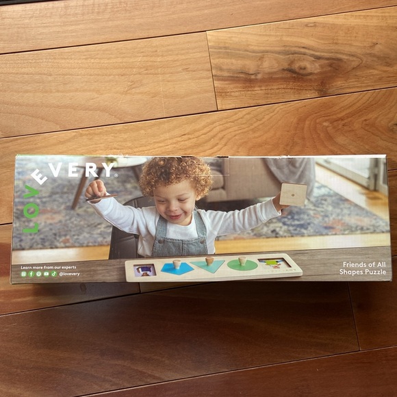 Lovevery Friends of All Shapes Toddler Puzzle 16m - Picture 5 of 7